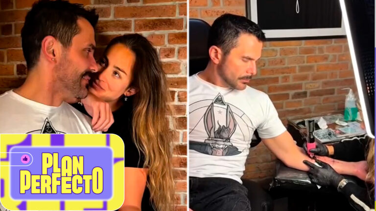 Un amor marcado en la piel: Álvaro Ballero y Valentina Schnitzer se hicieron un tatuaje con especial significado