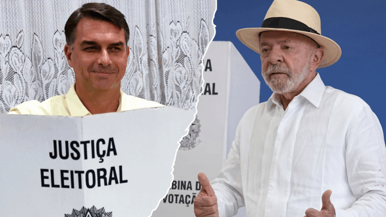 Elecciones en Brasil: Flávio Bolsonaro lidera resultados y se enfrentará a Lula en segunda vuelta