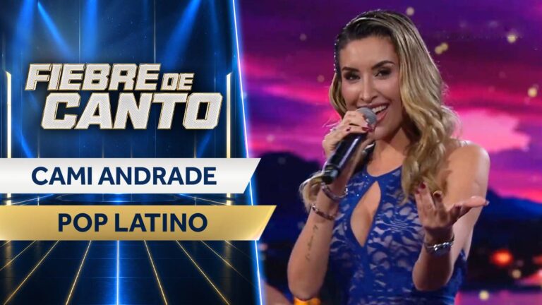 ¡Lloviendo estrellas en Fiebre de Canto! Camila Andrade deslumbró con una energética performance