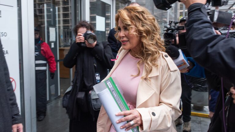 Cathy Barriga tras suspensión de audiencia: 
