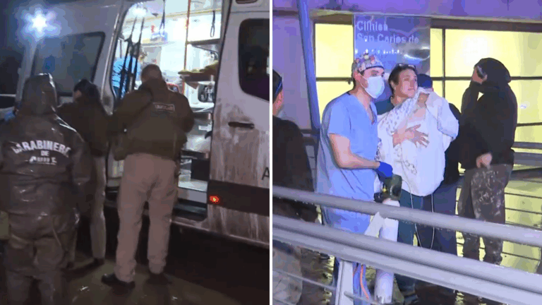 Aluvión en Las Condes: Trasladan a siete pacientes desde la Clínica UC de San Carlos de Apoquindo