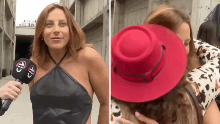 Entre abrazos y fotografías: Trini Cerda llegó al casting de Gran Hermano Chile y compartió con los postulantes
