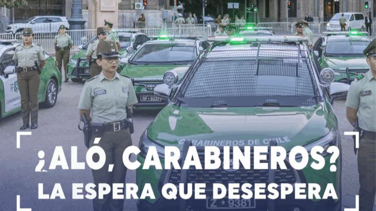 Horas de espera por Carabineros: Las comunas de Santiago con menos comisarías