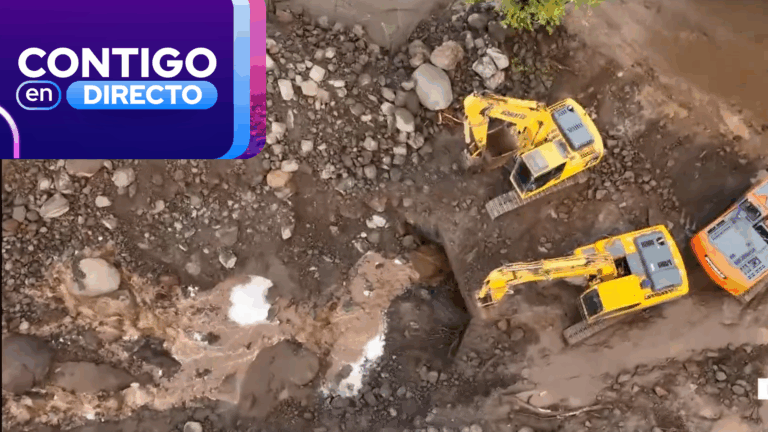 Realizan trabajos de limpieza en zona cero del aluvión en Las Condes: Este es el ducto que se habría obstruido