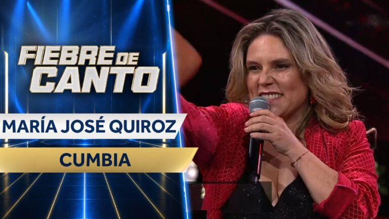 ¡Arrasó en la pista! María José Quiroz prendió la pista de Fiebre de Canto con icónico tema de Gilda