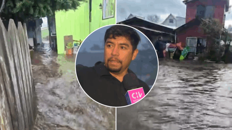 “Pasó de un segundo a otro”: Familias de Curacautín sufrieron inundaciones tras desborde de canal