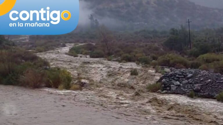 Advierten eventual desborde del río Maipo tras sistema frontal: 90 viviendas estarían en riesgo