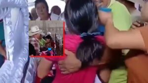 VIDEO | Sus padres la estaban velando: Niña despertó en su ataúd luego de que la habían dado por muerta