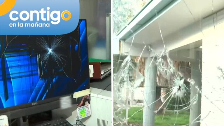 Vidrios rotos y pantallas reventadas: Así quedó el Cesfam de Puente Alto tras violento turbazo