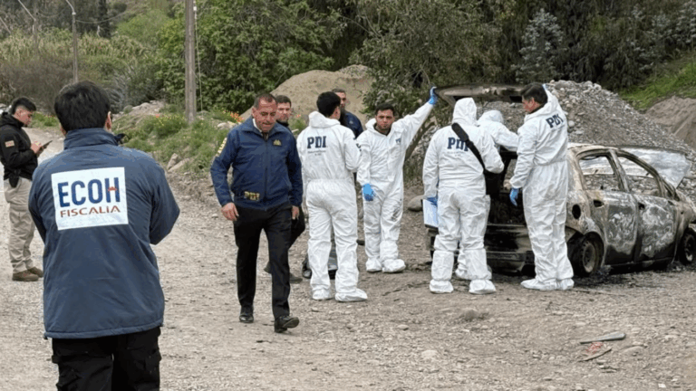 Hallan cuerpo calcinado en las cercanías del río Maipo en San Bernardo
