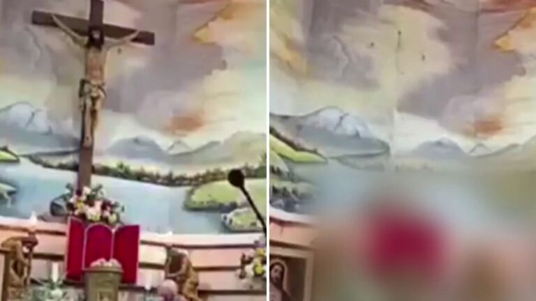 Tragedia en Ecuador: Sacerdote murió tras repentina caída de cruz mientras oficiaba una misa