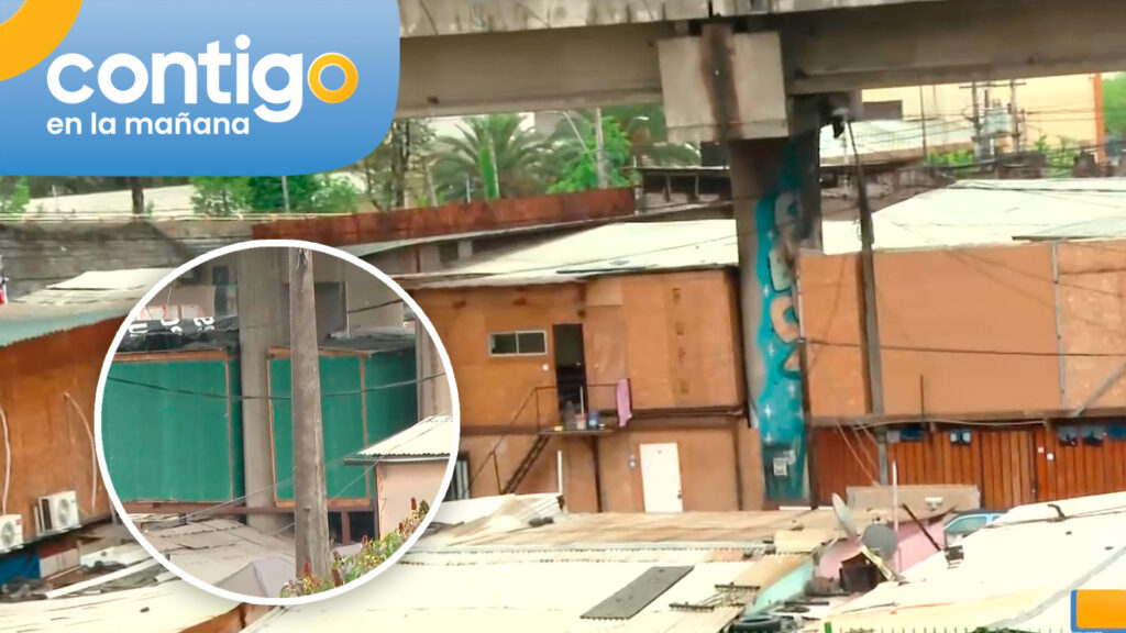 Abrazando los pilares: Matinal dejó en evidencia insólitas construcciones de casas bajo la autopista en Maipú