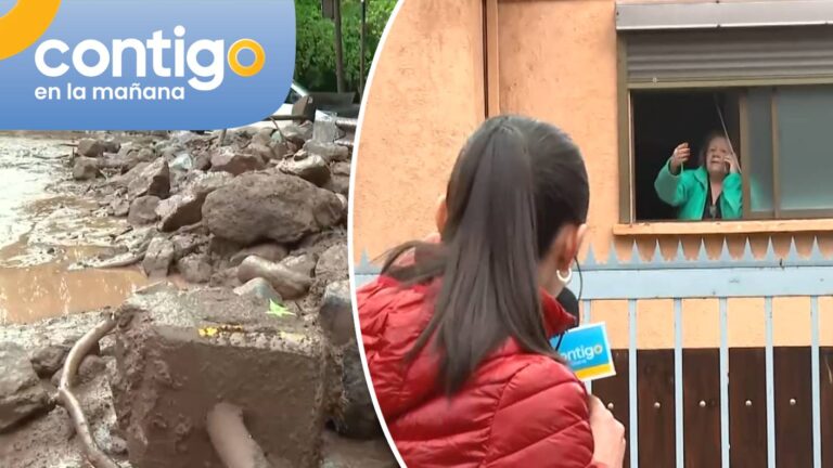 “Venía una ola gigante”: Adulta mayor quedó atrapada en su casa tras el paso del aluvión en Las Condes