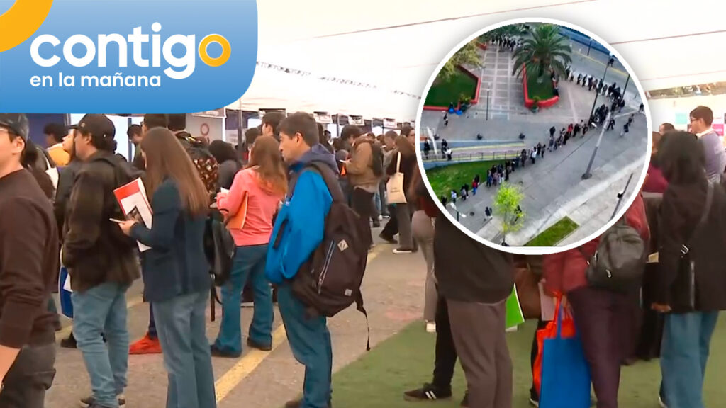 Registran largas filas en feria laboral de Maipú: Hay 1.400 vacantes disponibles