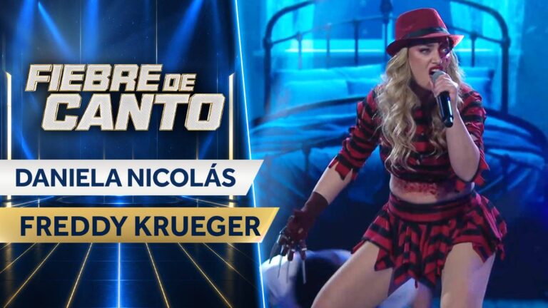 ¡Dispuesta a quitarle el sueño a todos! Daniela Nicolás presentó un aterrador show bajo la piel de Freddy Krueger