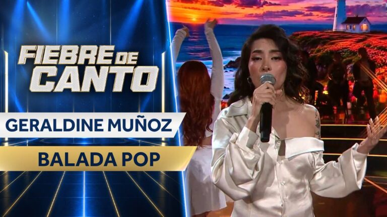 ¡Una performance para dedicar! Geraldine Muñoz arrasó en el escenario con el romanticismo de Cristian Castro