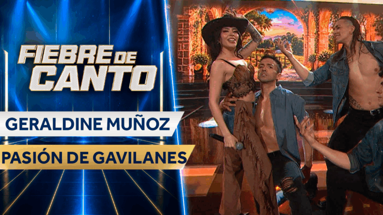 ¿Gabriel Urzúa será su gavilán? Geraldine Muñoz impactó con romántica performance de “Quién es ese hombre”