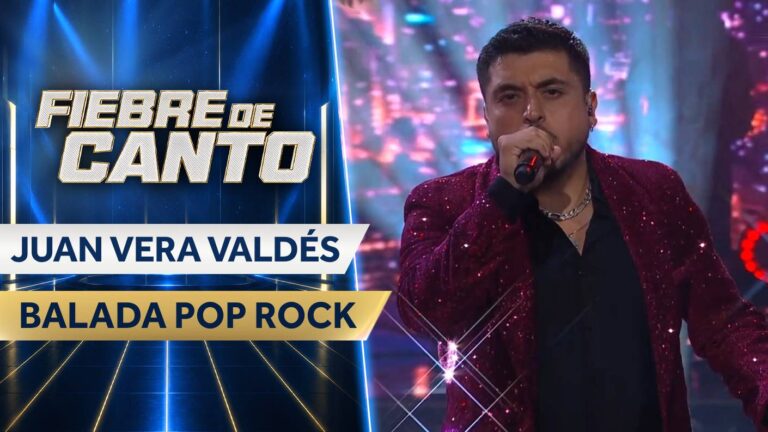 ¡A puro sentimiento! Juan Vera Valdés se la jugó con una desgarradora interpretación en Fiebre de Canto