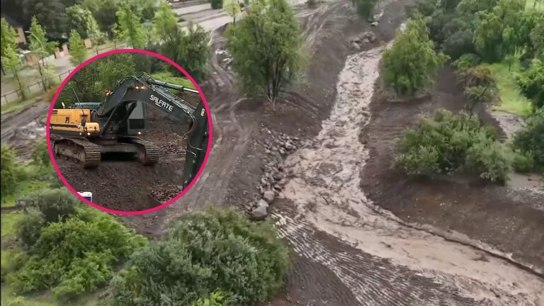Intensa lluvia activó Quebrada Honda en Las Condes: Municipio llamó a evacuar a vecinos cercanos