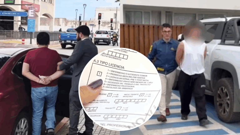 Detienen a dos médicos por emitir 20 mil licencias falsas en La Serena