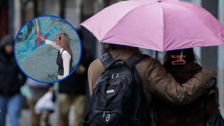 Alerta roja por precipitaciones: A qué hora lloverá hoy en Santiago en el inicio de fuertes sistemas frontales