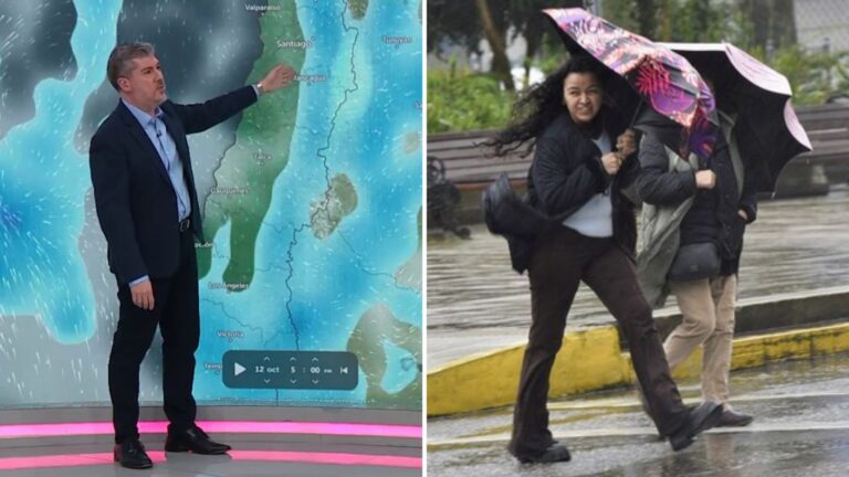 Lluvias regresarán a Santiago: Revisa el pronóstico que pone la alerta desde Coquimbo hasta Los Ríos