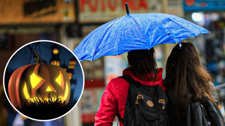Un pronóstico del terror: Las lluvias vuelven a la Región Metropolitana durante la celebración de Halloween
