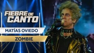 Ni muerto lo sacan del escenario: Matías Oviedo se transformó en zombie para un espeluznante show al ritmo de Green Day
