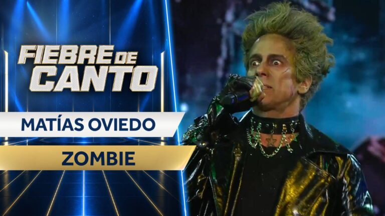 Ni muerto lo sacan del escenario: Matías Oviedo se transformó en zombie para un espeluznante show al ritmo de Green Day