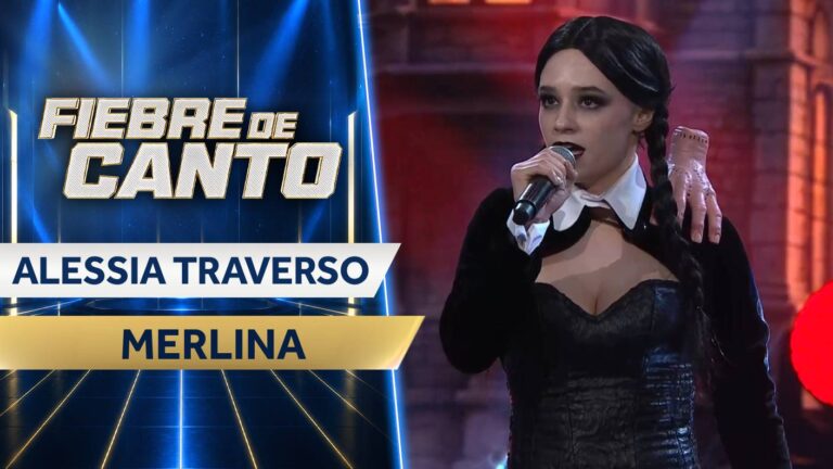 Merlina hizo de las suyas en Fiebre de Canto: Alessia Traverso hizo vibrar con su voz al ritmo de “Chandelier”