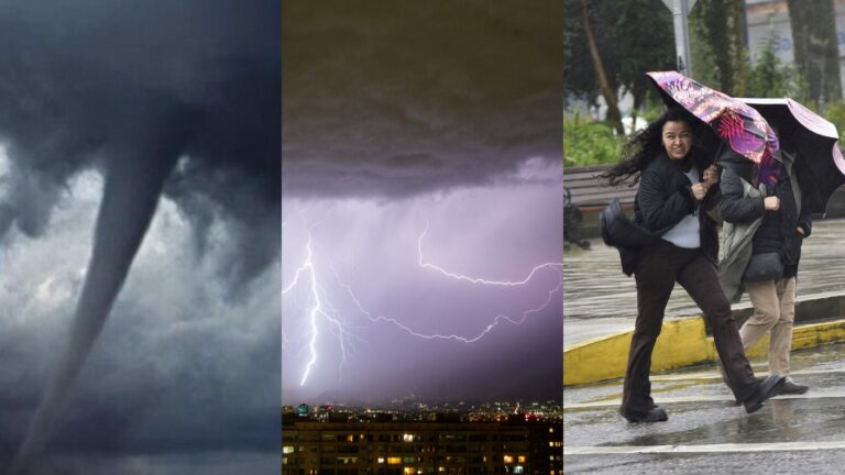 No solo lluvia y no solo en Santiago: Los otros avisos y alertas vigentes de Meteorología en Chile