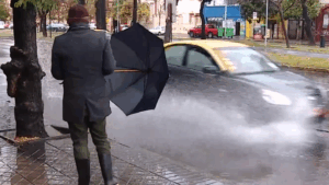 Mojar a peatones puede salir caro: Esta es la multa que arriesgan los conductores en días de lluvia