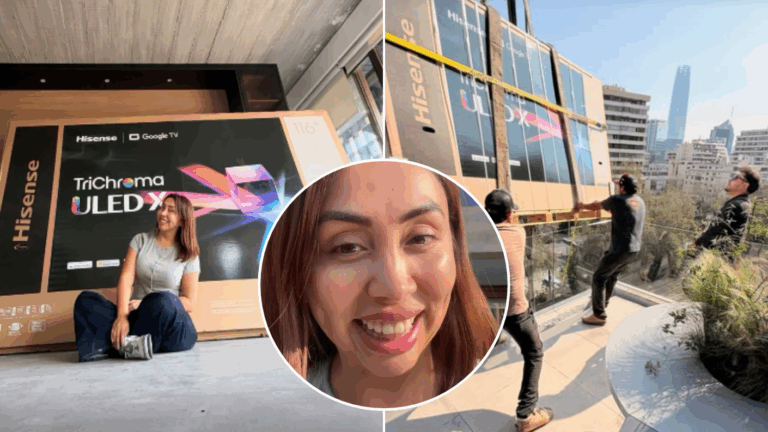 Naya Fácil sorprende con lujosa compra que tuvo que subir con grúa a su penthouse