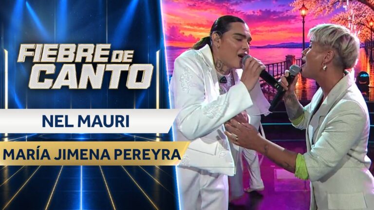 ¡La música los vuelve a reencontrar! Nel Mauri protagonizó romántica interpretación junto a María Jimena Pereyra