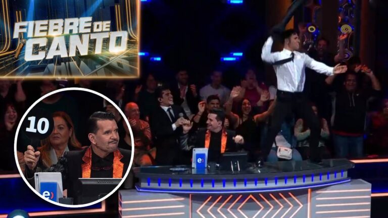 ¡Logró lo impensado! Agustín Jr. enloqueció tras recibir la nota perfecta de Vasco Moulian en Fiebre de Canto