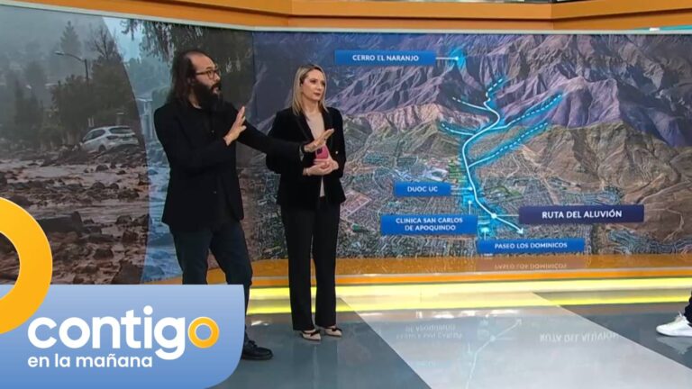 ¿Por qué se produjo el aluvión en Las Condes? Marcelo Lagos y Allison Göhler explicaron su origen