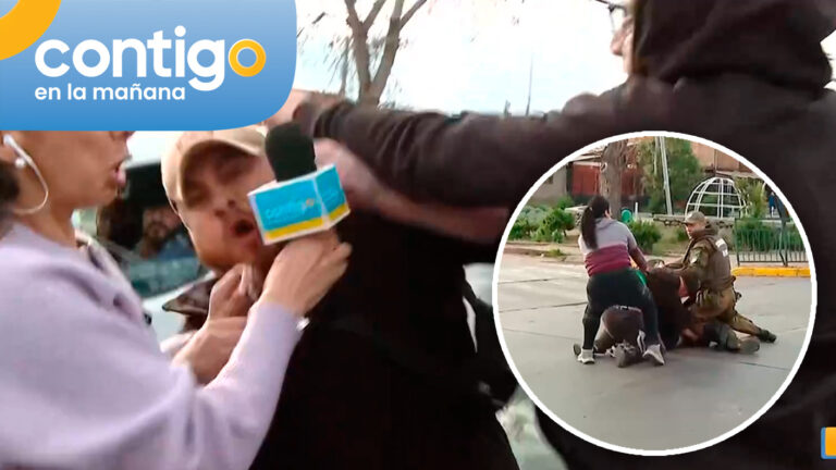 Violento altercado en vivo: Contigo en la Mañana captó agresión a conductor tras accidente en La Pintana