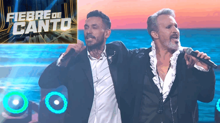 ¡El regreso más viral! Mauricio Pinilla cantó una vez más “Si tú no vuelves” junto a doble de Miguel Bosé