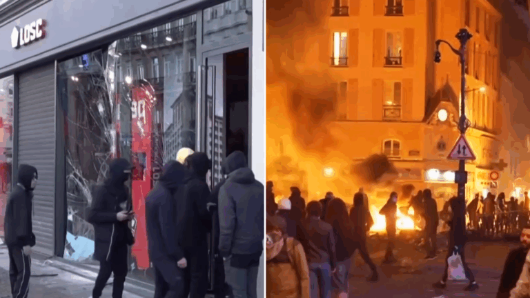 VIDEO | Masivas protestas en Francia terminaron con disturbios, autos incendiados y saqueos