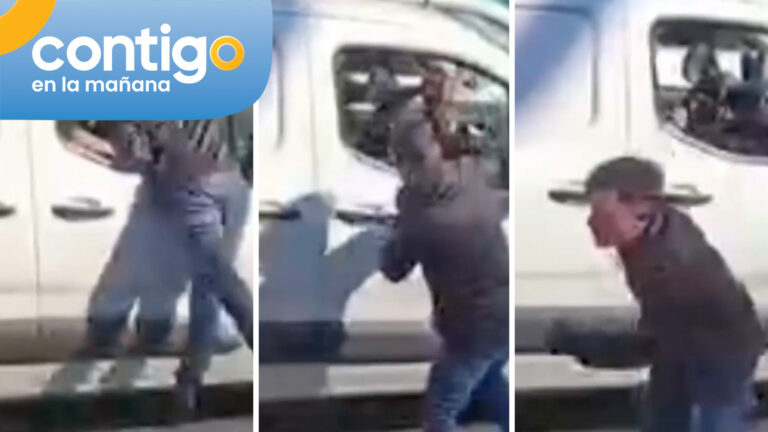 VIDEO | Delincuente intentó robar celular desde un auto en Barrio Meiggs: Conductor logró frustrar lanzazo