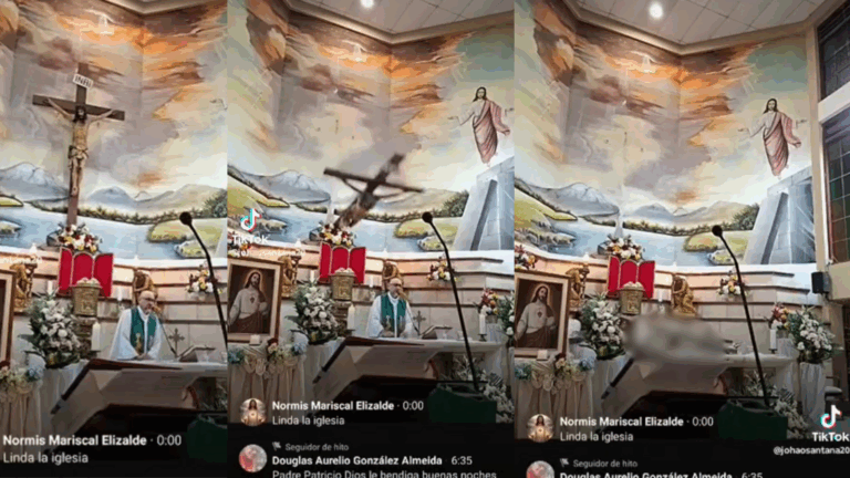 Sacerdote murió tras repentina caída de cruz mientras oficiaba misa en Ecuador